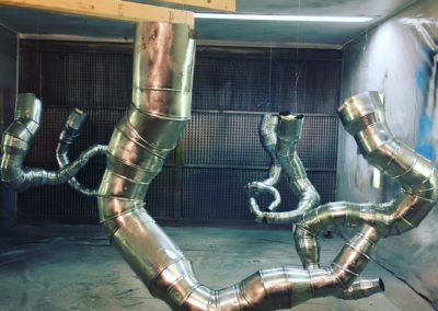 Montego Bay Giant Octopus Ductwork Artistic Contractors Inc. Custom Fabrication